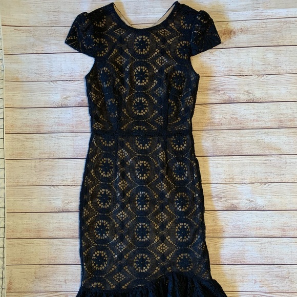 Betsey Johnson black lace overlay dress - Picture 3 of 17